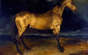 Теодор Жерико. Лошадь напуганная молнией (1813-14)